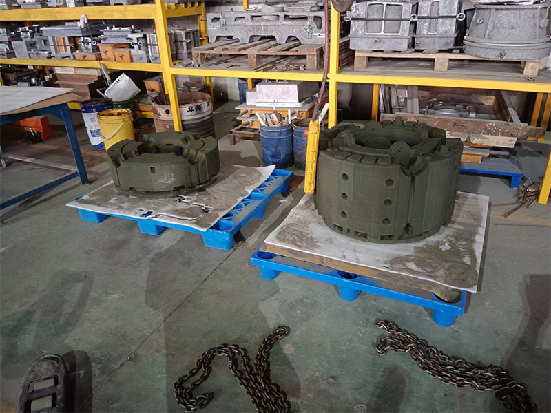 3D gedruckte Formen für Gusssand